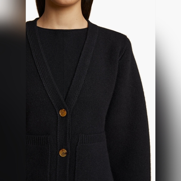 KHAITE Scarlet Cardigan - Black - Picture 6 of 13